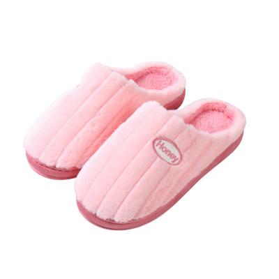 China New Fashion Trend Platform Home Slippers Bedroom Cotton Slippers Plush Soft Cheap Price Indoor Slipper for sale