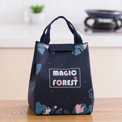 China Modern Simplicity Lunch Box Insulation Bag Lunch Bag Student Office Worker with Outdoor Meal Travel Picnic Aluminum Foil Velcro Handbag for sale