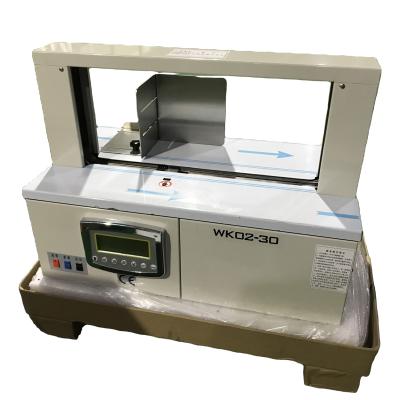 China Cardboard Factory Supply Banknote Binding Machine Bank Use Paper Desktop Banding Machine for sale