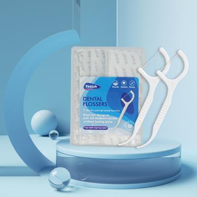 China Dental Flosser 50pcs Box Dental Flosser Oral Care Oral Flosser Gifts Package Box Dental Flosser Strong Strong Soft Line Effectively Dental Flosser for sale