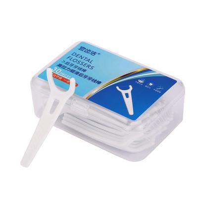 China Use+office+travel Y-shape dental floss 30pcs private label back care home deep clean oral dental floss teech orthodontic floss refill for sale