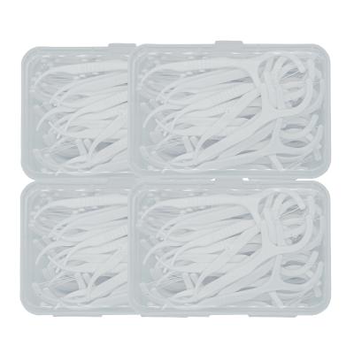 China UHMWPE OEM Manufacturer Dental Flosser Custom Label Pick Biodegradable Dental Floss 200pcs Zahnseide Floss Wholesale for sale