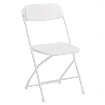 China CORE 2022 Wedding Outdoor Plastic Simple Folding Chair Easy Folding Modern Minimalist White Folding Chairs for sale