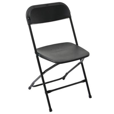 China Portable Premium Dark Gray Stackable Folding Chairs Perfect for Indoor and Outdoor Events for sale