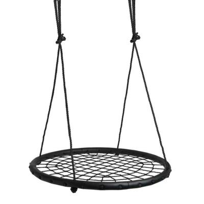 China 100 Cm Woven Rope Swing Disc Swing Nest Modern Net Garden Swing Chair for sale