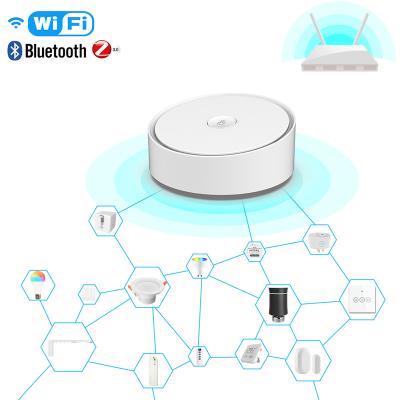 China New Multimode Zigbee Wifi Ble Mesh Hub App Remote Control Smart Home Wifi Gateway Multimode Gateway for sale