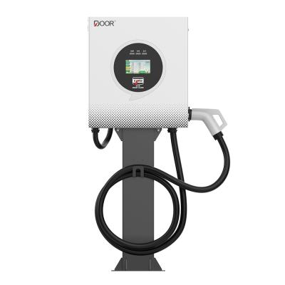 China Cargador de vehículos eléctricos de 40 kW CCS1 Cargador de automóviles montado en la pared IP54 Cargador rápido de CC en venta