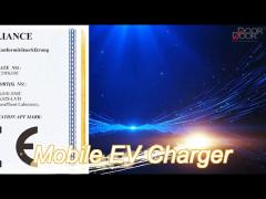 100kw mobile ev charging station 250a portable emergency ev charger for trucks vans