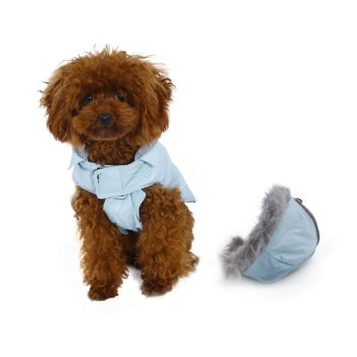 China +keep Great Price Drawstring Warm Waterproof Warm Pet Clothes Detachable Zippered Pocket Pet Clothes for sale