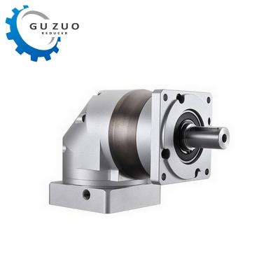 China Guzuo HFR090 Building Material Stores Right Angle Planetary Gearbox 90 Degree Speed ​​Reducer With Single Stage Ratio 4:1 10:1 5:1 1:3 for sale