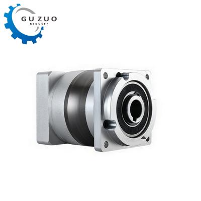 China Building Material Stores Guzuo HFK090 Hole Output Reducing Planetary Gearbox With Double Stage Plk060 Plk090 Plk120 Ratio 1:12 1:15 1:20 For 750w Motor for sale