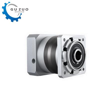 China Building Material Shops Guzuo HFK120 Flange Hole Output Reducing Planetary Gearbox With Double Stage PLK060 PLK090 PLK120 Ratio 1:40 1:35 1:20 For 1.5KW for sale