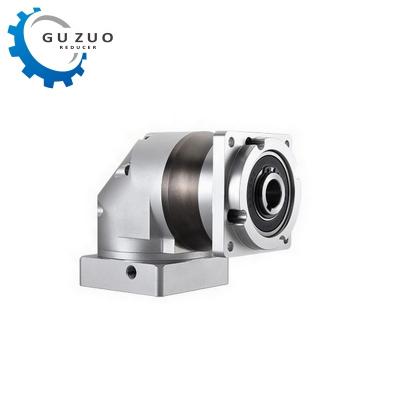 China Building Material Stores Guzuo Hole Produced HFRK090 Straight-Tooth Reducer Planetary Gearbox Speed ​​Reducer With 90 Motor 3Arcmin Right Angle Servo for sale