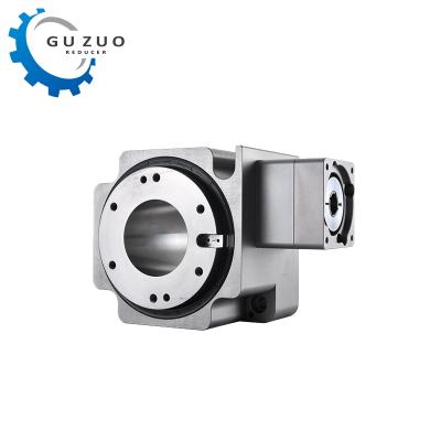 China Guzuo PTD165 Rotary Gearbox Building Material Stores Rotary Actuator Table Cavity Rotating Platform for sale