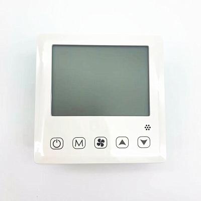 China Room Control FCU Digital Temperature Control Heating Fan Coil Room Thermostat With Remote Control for sale