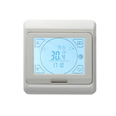 China Home Floor Heating& Under House Floor; 16A Air Conditioning Device Weekly Programmable Touch Screen Thermostat Electric Underfloor Heating Thermostat Temperature Controller for sale