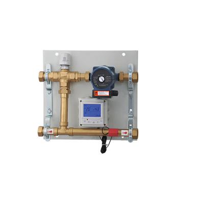 China Contemporary Floor Heating Manifold Water Pump Mixing Valve Unit for sale