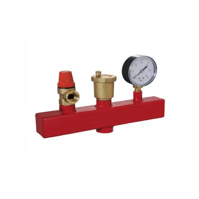 China The Modern Brass Safety Valve Group Set With Vent Valve Use For Boiler for sale