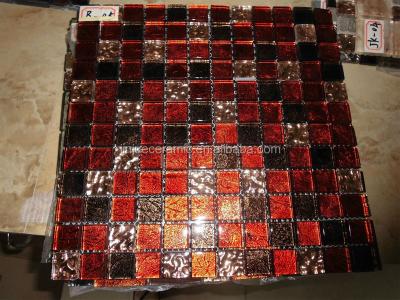 China 5x5 Stone Parquet Mosaic Pool Slab for sale