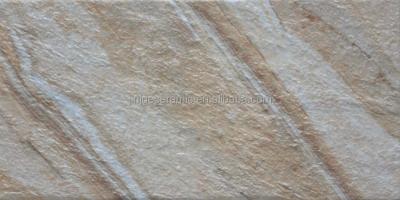 China Rustic tiles 20x40cm somany cream color quartz cast exterior wall stone tile for sale