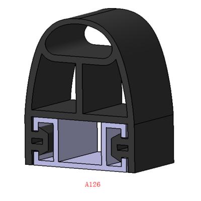 China New automatic machine accessories EPDM material or silicon rubber safety edge resistive sensor for industry for sale