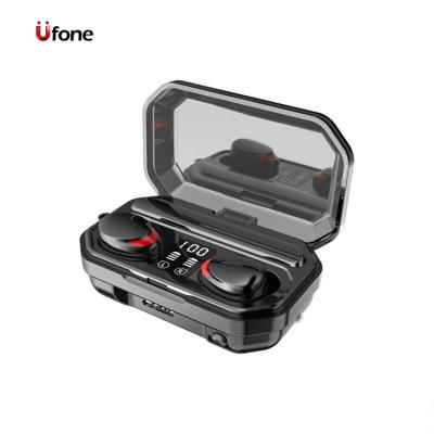 China Wireless Earphone M15 Tws 9d BT 5.0 Touch Control Music Earphone TWS (True Wireless Stereo) Ufone Dropship With Led Digital Display Flashlight Power Bank for sale