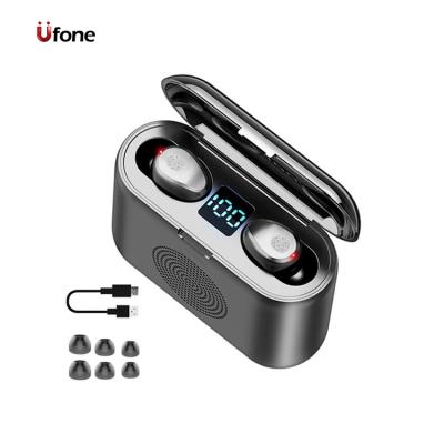 China TWS (True Wireless Stereo) Ufone Headphones F9-S Tws 5.0 Radio Earbuds Earphone With Speaker Sports Gaming Headset Tws for sale