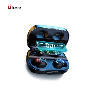 China Touch Control Wireless Stereo Bass Headphone Led Digital Display Earbuds Tws Power 8d Tws 5.0 Headphone Earbuds (True Wireless Stereo) Ufone 3500mah for sale