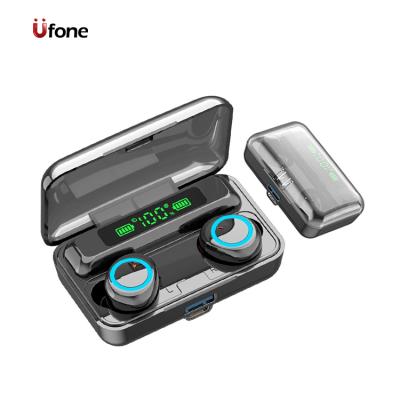 China TWS (True Wireless Stereo) Ufone In High Fidelity Stereo Wireless Earphone Tws F9 Auriculares Earbuds Headphones Sale F9-3 Tws Genuine For Samsung For iPhone for sale