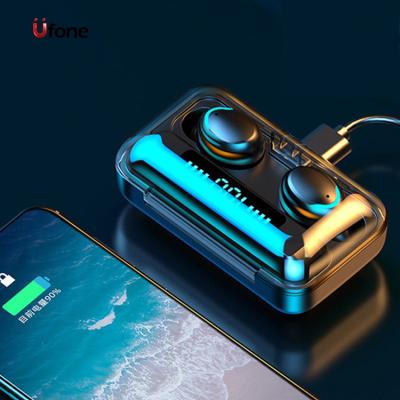 China TWS (True Wireless Stereo) Ufone F9-5 Tws 5.0 Blue-tooth 9D Earphone 9D Wireless Stereo Earbuds Aud Fonos Tws F9 5.1 For iPhone for sale