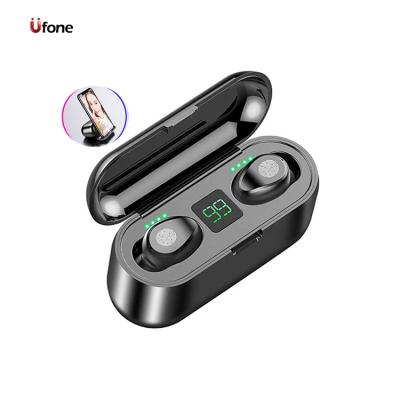 China True Wireless Earbuds TWS (True Wireless Stereo) Ufone F9 Tws Wireless Waterproof Noise Reduction Earbuds Headphones For Huawei for sale