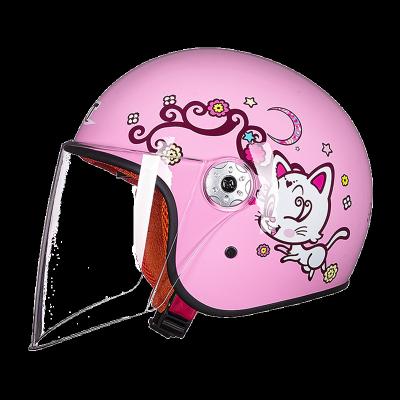 China Cute helmet low price cartoon four seasons electric car helmet motorcycle children's helmet whole sales for sale