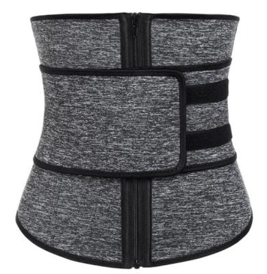 China Breathable Neoprene Waist Trainer Slimming Belt Waist Cincher Body Shaper Steel Boned Fajas Tummy Slimming Corset With Three Belts for sale