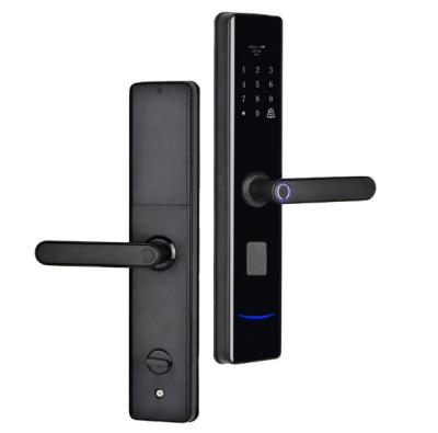 China Apartment Apartment Digital Fingerprint Password Card Door Lock, Smart Fingerprint Safe Lock with Doorbell for sale