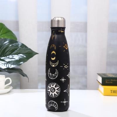 China Custom Sustainable Insulated Logo Stainless Steel Water Bottle Metal Drinking Vacuum Bottle for sale