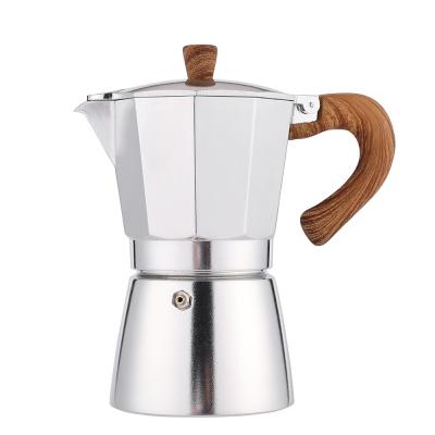 China Hot Professional Amazon Espresso Mocha Food Grade Mocha Pot Sustainable Aluminum Stove Top Coffee Pot for sale