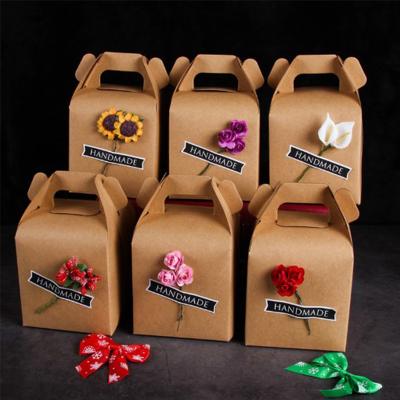 China Handmade Christmas Eve Factory Kraft Paper Apple Packaging Gift Box for sale