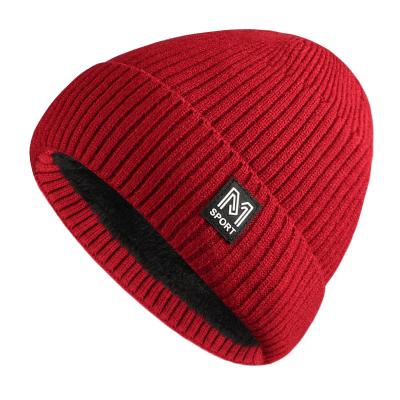 China JOINT Classic Mens Winter Hats Warm Acrylic Knit Cuff Beanie Cap Daily Beanie Hat for sale