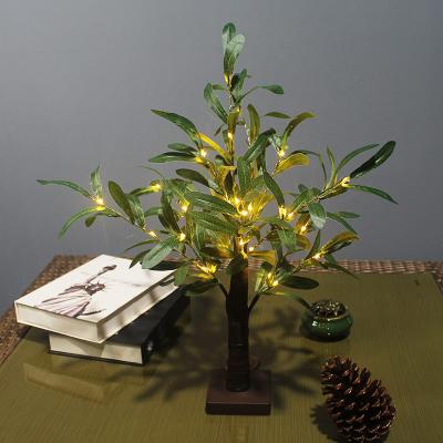 China RGB String Light 60cm Led Olive Tree Lights LED Battery Operated Christmas Olive Tree Light for sale