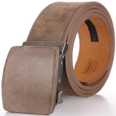 China China Supplier Fashion Accepted Order Alloy 5.0 Belt Men's Two-Layer Cowhide Wholesale Automatic Buckle Belt for sale