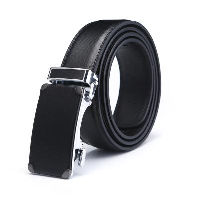 China Two-Layer Whip High Quality Genuine Leather Belt Men'S Gift Fashion Unisex Belt Automatic Buckle for sale