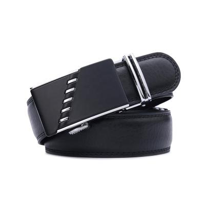 China Belts Wholesale Genuine Leather Men's Dress Belt With Automatic Buckles Accessories 150cm for sale