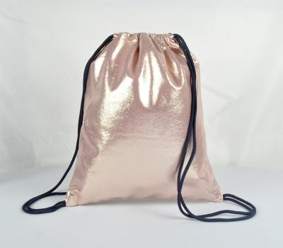 China Fashion Water Resistant Fashion Drawstring Backpack Shoe Drawstring Bag Fashionable Gym Bags For Women for sale