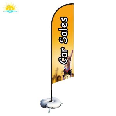 China Polyester Car Dealership Flags Preprinted Car Dealership Flags Feather Flags And Banner for sale