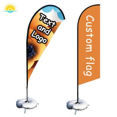 China Original Polyester Feather Flags Create Custom Flags Original Feather Flags | banner world for sale