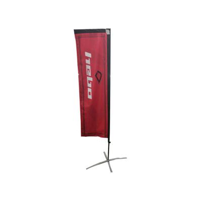 China FLYING Double Sides Printing Vertical Upright Fly Banner Feather Flags For Advertising for sale