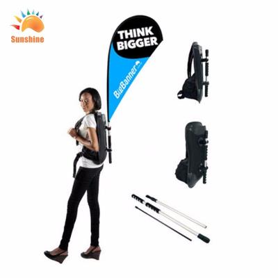 China FLYING Walking Backpack Flying Banner Flag Banner Display Advertising Backpack for sale