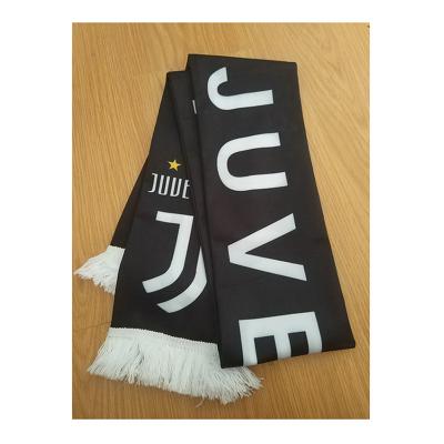 China Stylish Decoration/Advertising/Sports Ball Game Fan Wear Supporter Scarf For Football Match With Tassel for sale