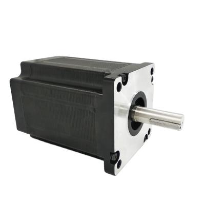 China China 1.2 degree 3phase nema34 6.7N.M CNC kit dc stepper motor square for sale