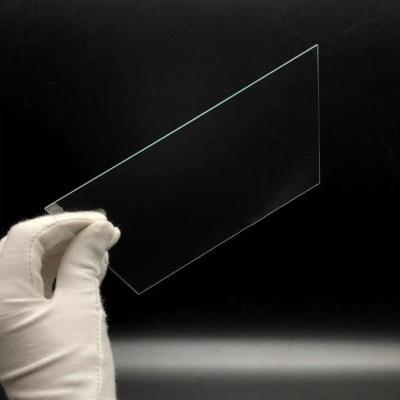 China 0.3mm/0.4mm/0.5mm ultra-thin ultra-white Aluminosilicate glass sheet for Optical glass processing for sale